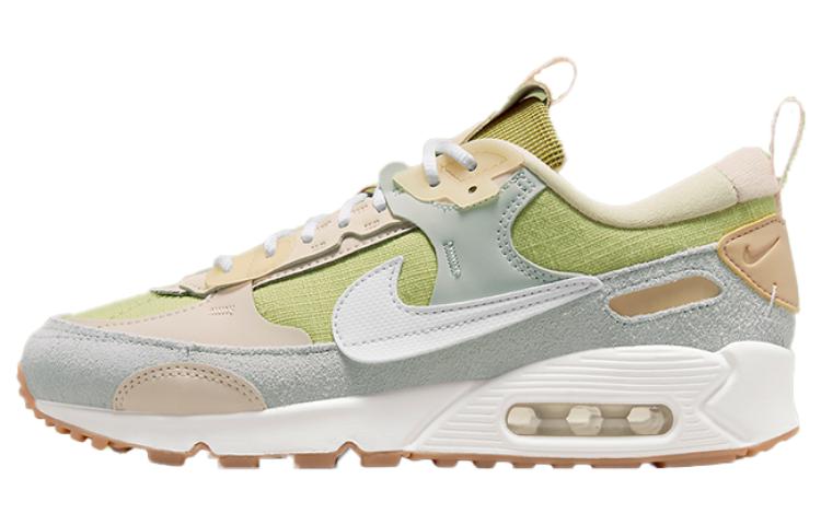 Buy Nike Air Max 90 Futura 耐磨透氣 低幫 運動休閒鞋 女款 灰綠