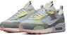 (W) Nike Air Max 90 Futura 'Sky Grey Pastel' Lelaki/Kasut Wanita DM9922-001
