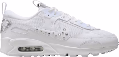 (Women) Nike Air Max 90 Futura 'Studded Swoosh' FQ8888-100 (Women) Nike Air Max 90 Futura 'Studded Swoosh' FQ8888-100