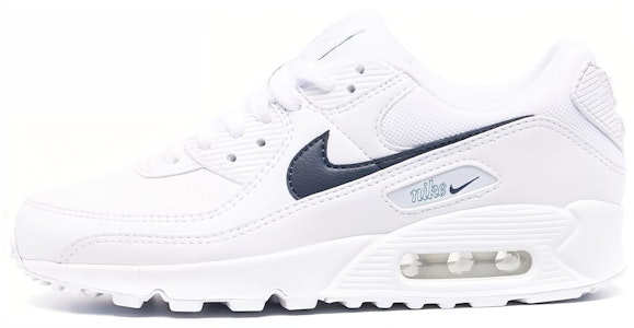 (W) Nike Air Max 90 Low-Top Putih/Biru DH1316L-101 Buy (W) Nike Air Max 90 Low-Top Putih/Biru DH1316L-101