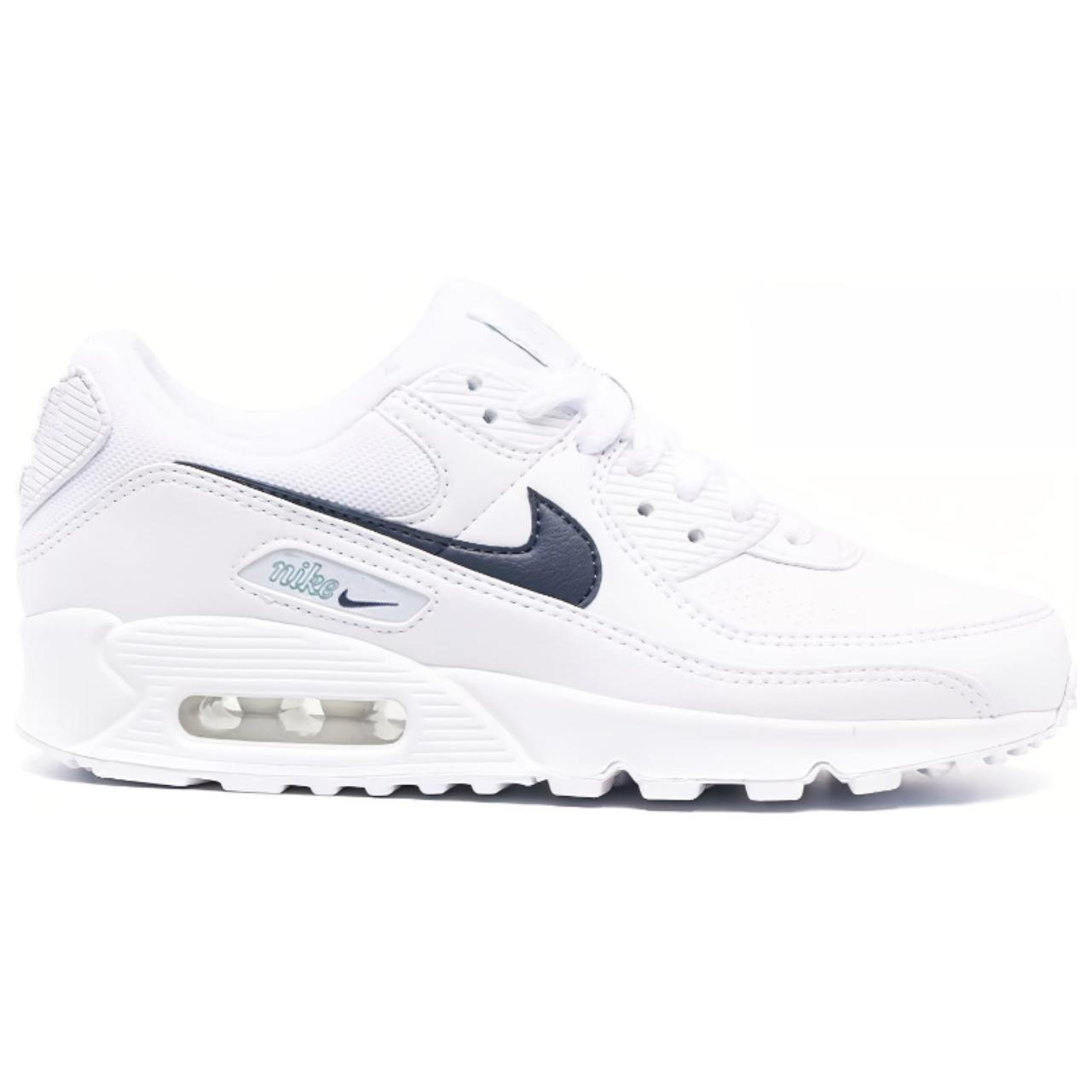 Order (W) Nike Air Max 90 Basse Blanc/Bleu DH1316L-101