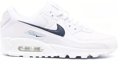 Order (W) Nike Air Max 90 Basse Blanc/Bleu DH1316L-101