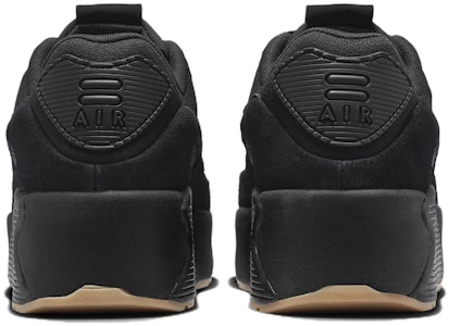 耐吉 Air Max 90 LV8 女性生活休閒鞋 黑色 舒適緩衝 厚底增高 減震防滑耐磨 低幫 Purchase 耐吉 Air Max 90 LV8 女性生活休閒鞋 黑色 舒適緩衝 厚底增高 減震防滑耐磨 低幫