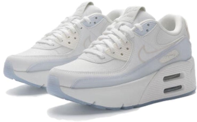 (Women) Nike Air Max 90 LV8 'Glacier Blue' HF0782-100 Lookbook (Women) Nike Air Max 90 LV8 'Glacier Blue' HF0782-100