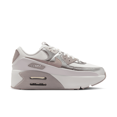 Shop (W) Nike Air Max 90 LV8 ''Weiß Grau Metallic Platin'' IB0170-101