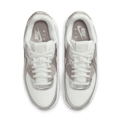 Purchase (W) Nike Air Max 90 LV8 ''Weiß Grau Metallic Platin'' IB0170-101