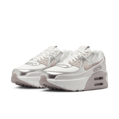 Details for (W) Nike Air Max 90 LV8 ''Weiß Grau Metallic Platin'' IB0170-101