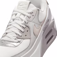Cheap (Women) Nike Air Max 90 LV8 'Summit White Bust Gray Metallic Platinum' IB0170-101