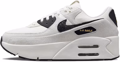 (Women) Nike Air Max 90 LV8 'White Metallic Gold Black' HQ3497-100 (Women) Nike Air Max 90 LV8 'White Metallic Gold Black' HQ3497-100
