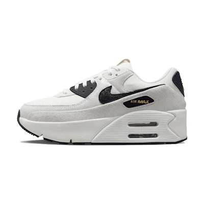 (W) Nike Air Max 90 LV8 'White Metallic Gold Black'