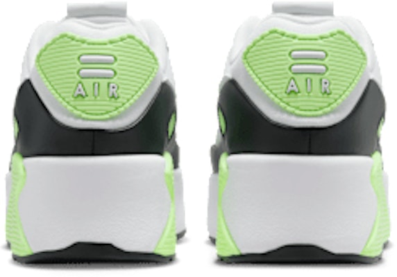 (Women) Nike Air Max 90 LV8 Sneakers Photon Dust/Lime Blast/Black/White FD4328-002 Details for (Women) Nike Air Max 90 LV8 Sneakers Photon Dust/Lime Blast/Black/White FD4328-002