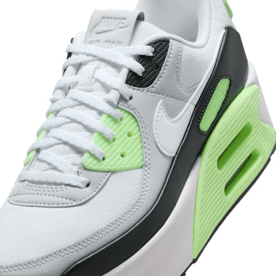 (Women) Nike Air Max 90 LV8 Sneakers Photon Dust/Lime Blast/Black/White FD4328-002 Sizing (Women) Nike Air Max 90 LV8 Sneakers Photon Dust/Lime Blast/Black/White FD4328-002