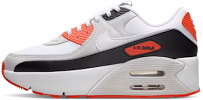 (Women) Nike Air Max 90 LV8 White/Black/Picante Red/White FD4328-114 (Women) Nike Air Max 90 LV8 White/Black/Picante Red/White FD4328-114