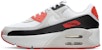 (Women) Nike Air Max 90 LV8 White/Black/Picante Red/White FD4328-114