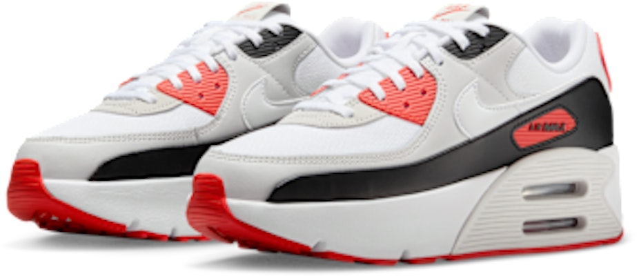 (Women) Nike Air Max 90 LV8 White/Black/Picante Red/White FD4328-114 Purchase (Women) Nike Air Max 90 LV8 White/Black/Picante Red/White FD4328-114