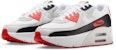 (Women) Nike Air Max 90 LV8 White/Black/Picante Red/White FD4328-114