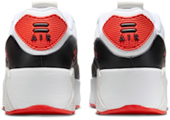 (Women) Nike Air Max 90 LV8 White/Black/Picante Red/White FD4328-114 Details for (Women) Nike Air Max 90 LV8 White/Black/Picante Red/White FD4328-114