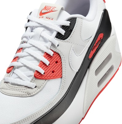 (Women) Nike Air Max 90 LV8 White/Black/Picante Red/White FD4328-114 Sizing (Women) Nike Air Max 90 LV8 White/Black/Picante Red/White FD4328-114