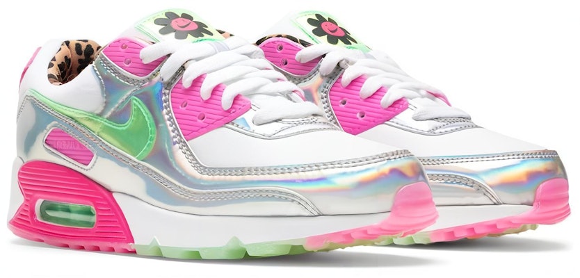 (W) Nike Air Max 90 LX 'Laser Fuchsia' Wanita CQ2559-100 Shop (W) Nike Air Max 90 LX 'Laser Fuchsia' Wanita CQ2559-100