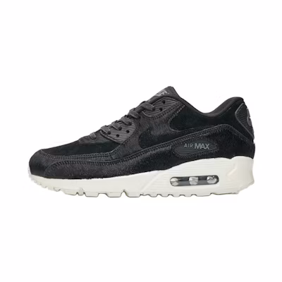 (W) Nike Air Max 90 LX Black Pony Hair