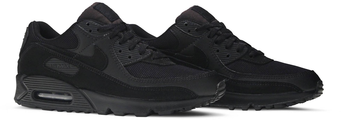 (W) Nike Air Max 90 Recraft 'Triple Black' Hitam Polos Pria/Wanita CQ2560-002 Cheap (W) Nike Air Max 90 Recraft 'Triple Black' Hitam Polos Pria/Wanita CQ2560-002