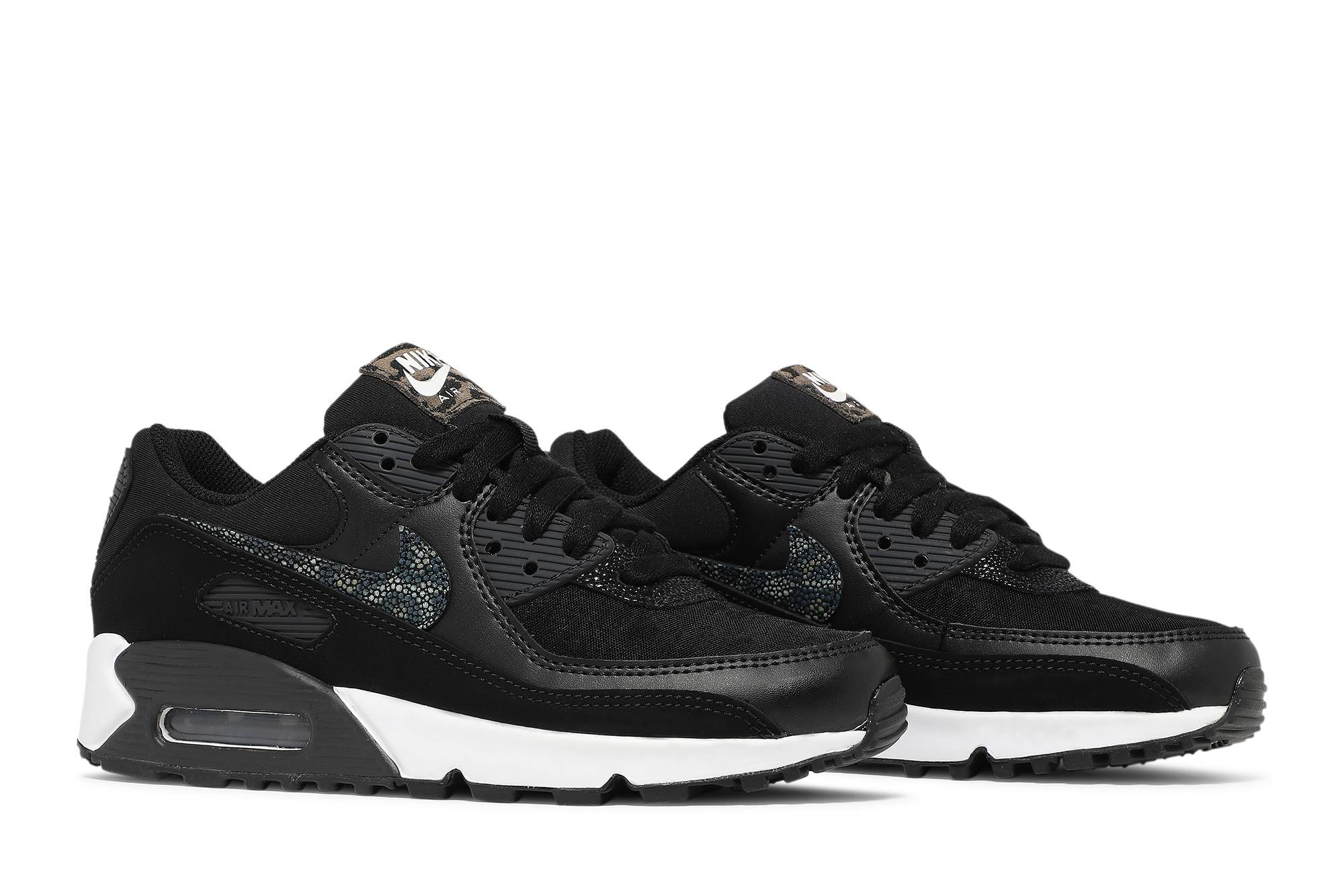 Cheap (W) Nike Air Max 90 SE 'Black Safari' Hitam CV8824-001