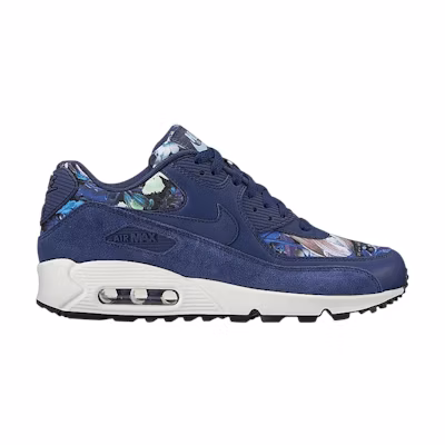 (W) Nike Air Max 90 SE 'Floral Binary Blue'