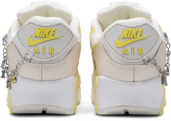 耐吉 Air Max 90 微風公主 低幫 跑步鞋 女款 檸檬黃 吊墜 Details for 耐吉 Air Max 90 微風公主 低幫 跑步鞋 女款 檸檬黃 吊墜