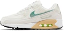 Lookbook (W) 나이키 에어맥스 90 SE '화이트 넵튠 그린' DO9850-100