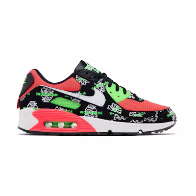 (W) Nike Air Max 90 SE 'Worldwide - Black Katakana Logo'