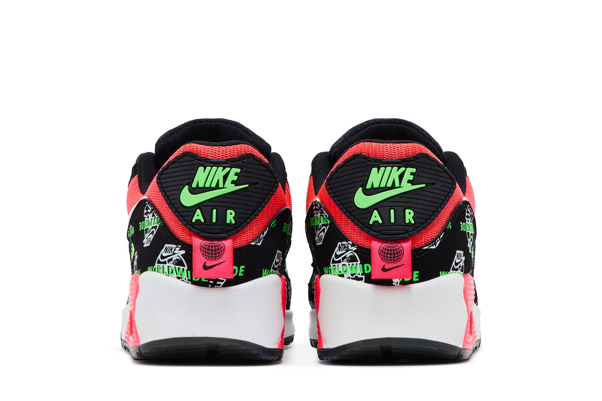 Details for (W) 耐克Air Max 90 SE '全球系列 - 黑色片假名标志' DA1342-013