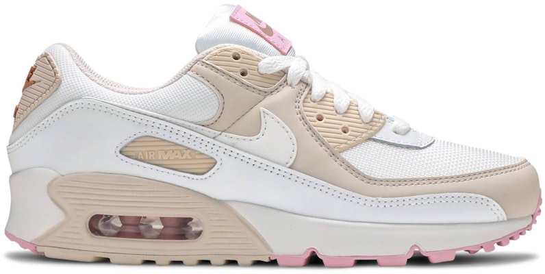 Women Nike Air Max 90 Summit White Light Orewood Brown CT1873 100