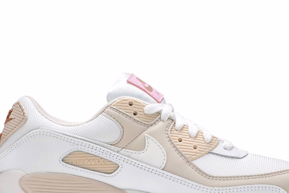 (Women) Nike Air Max 90 Summit White Light Orewood Brown CT1873-100