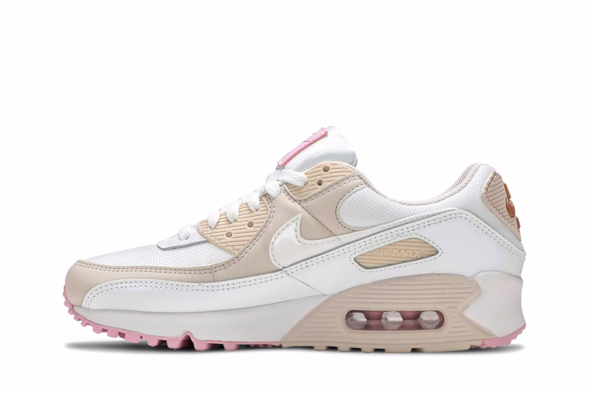 (Women) Nike Air Max 90 Summit White Light Orewood Brown CT1873-100