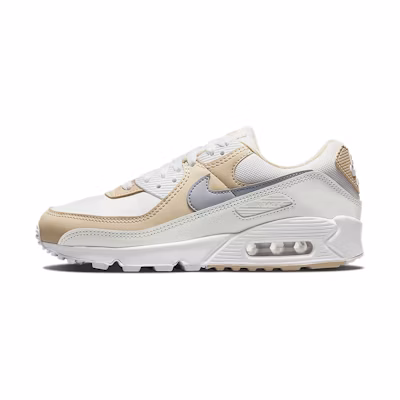 (W) Nike Air Max 90 Summit White Wolf Grey Rattan White