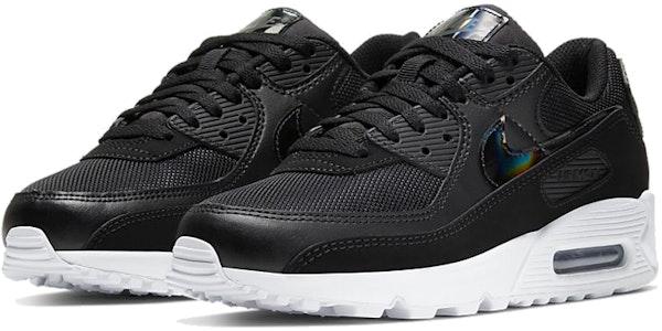 耐吉 Air Max 90 Twist 減震防滑 低幫 跑步鞋 女款 黑白 Lookbook 耐吉 Air Max 90 Twist 減震防滑 低幫 跑步鞋 女款 黑白