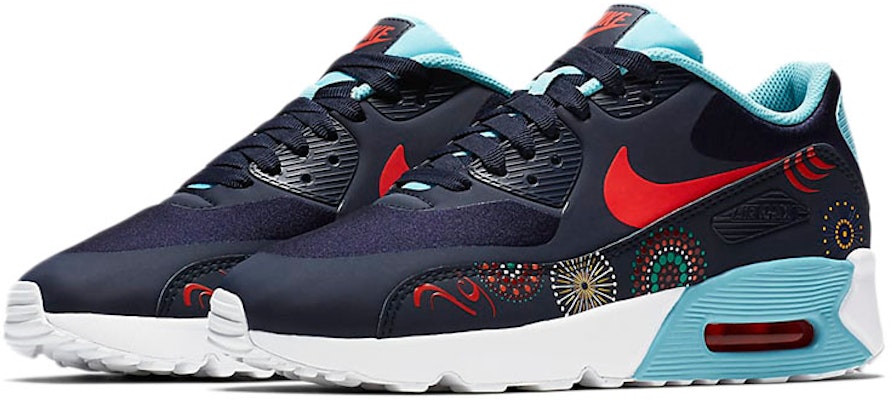 (Women) Nike Air Max 90 Ultra 2.0 'Black Red Blue' AO2097-400 Order (Women) Nike Air Max 90 Ultra 2.0 'Black Red Blue' AO2097-400