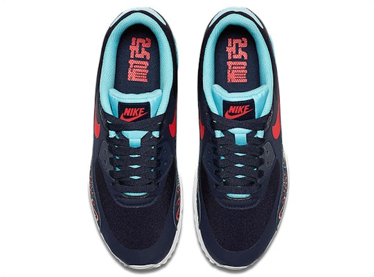 (Women) Nike Air Max 90 Ultra 2.0 'Black Red Blue' AO2097-400 Shop (Women) Nike Air Max 90 Ultra 2.0 'Black Red Blue' AO2097-400