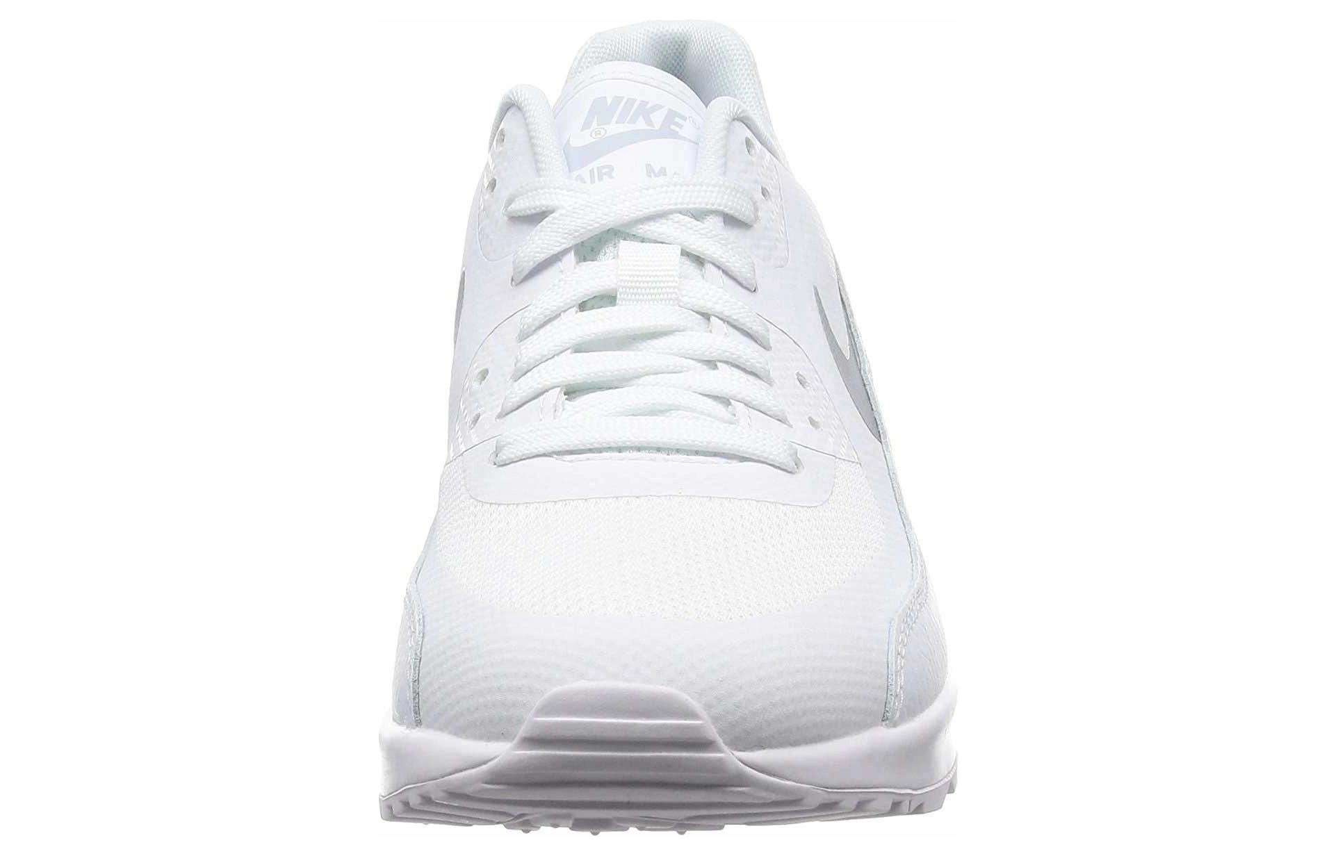 Shop （女性款）Nike Air Max 90 Ultra 2.0 '白金屬' 881106-101