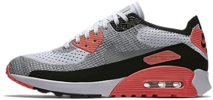 (Women) Nike Air Max 90 Ultra 2.0 Flyknit 'Infrared' 881109-100 (Women) Nike Air Max 90 Ultra 2.0 Flyknit 'Infrared' 881109-100