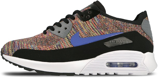 (Wanita) Nike Air Max 90 Ultra 2.0 Flyknit Hitam Biru Medium Kelabu 881109-001 Buy (Wanita) Nike Air Max 90 Ultra 2.0 Flyknit Hitam Biru Medium Kelabu 881109-001