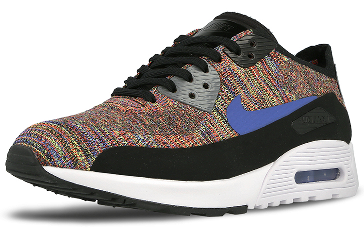 (W) Nike Air Max 90 Ultra 2.0 Flyknit Black Medium Blue Cool Grey 圖 3