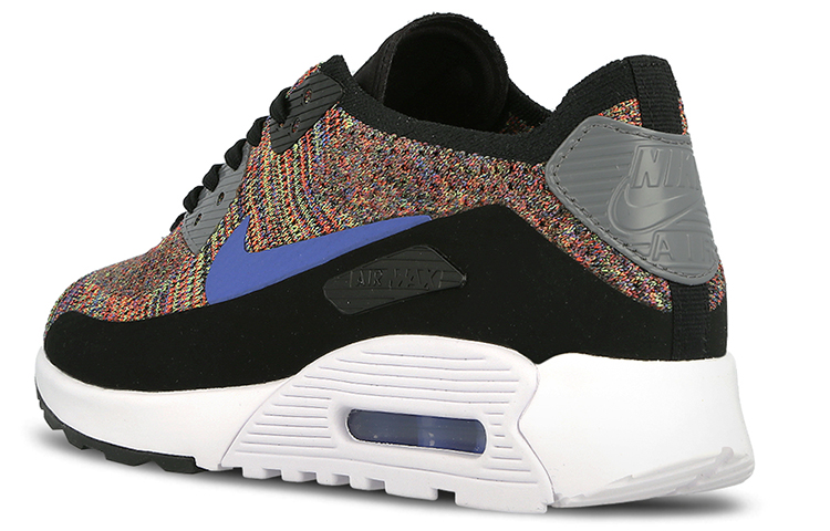 (W) Nike Air Max 90 Ultra 2.0 Flyknit Black Medium Blue Cool Grey 圖 5