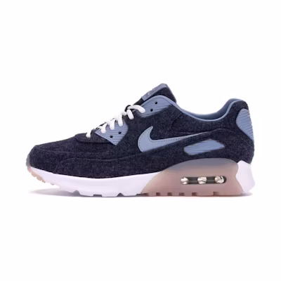 (W) Nike Air Max 90 Ultra PRM Midnight Navy/Blue Grey ‘White