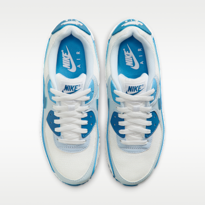Shop (Women) Nike Air Max 90 University Blue/Hydrogen Blue/Star Blue IM4613-400