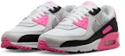 Purchase (W) 나이키 에어 맥스 90 화이트/핑크 글로우/블랙/울프 그레이 IM4613-100