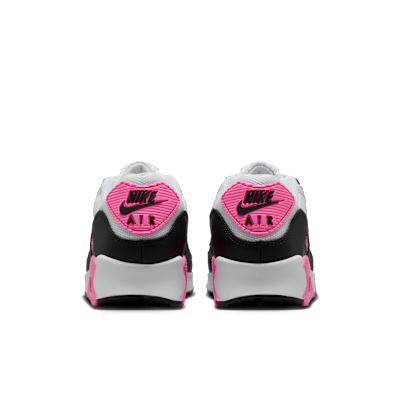 Details for (W) Nike Air Max 90 Blanco/Rosa Glow/Negro/Gris Lobo IM4613-100
