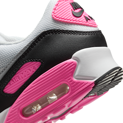 Cheap (W) Nike Air Max 90 Blanco/Rosa Glow/Negro/Gris Lobo IM4613-100