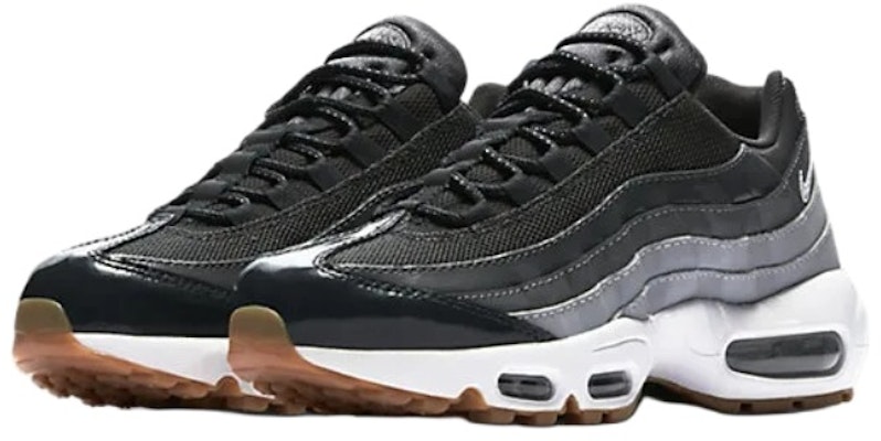 (W) Nike Air Max 95 'Anthracite' Lelaki Hitam 307960-012 Lookbook (W) Nike Air Max 95 'Anthracite' Lelaki Hitam 307960-012
