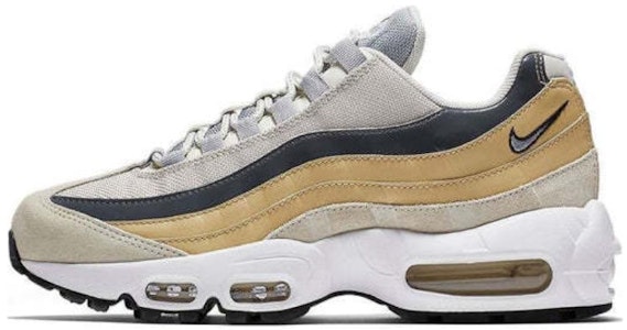 Nike Air Max 95 減震耐磨 低筒 生活休閒鞋 女款 卡其白 Buy Nike Air Max 95 減震耐磨 低筒 生活休閒鞋 女款 卡其白